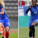 Aminata Diallo (r.) has been arrested in connection with an attack on her teammate Kheira Hamraoui.